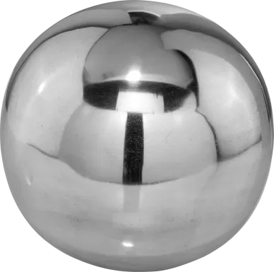 Polished Bola Silver 8 in. Sphere