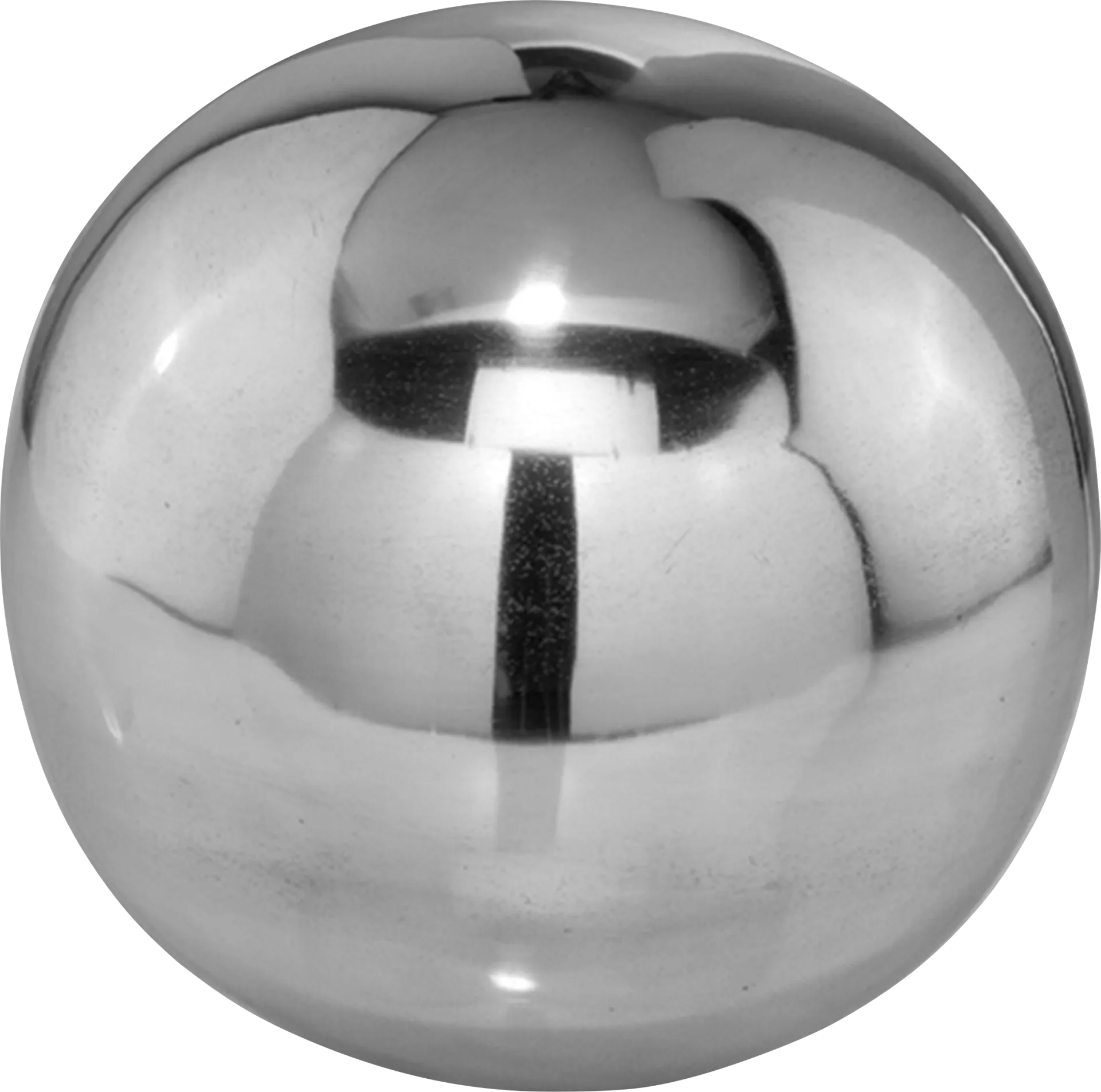 Polished Bola Silver 8 in. Sphere - Image 1