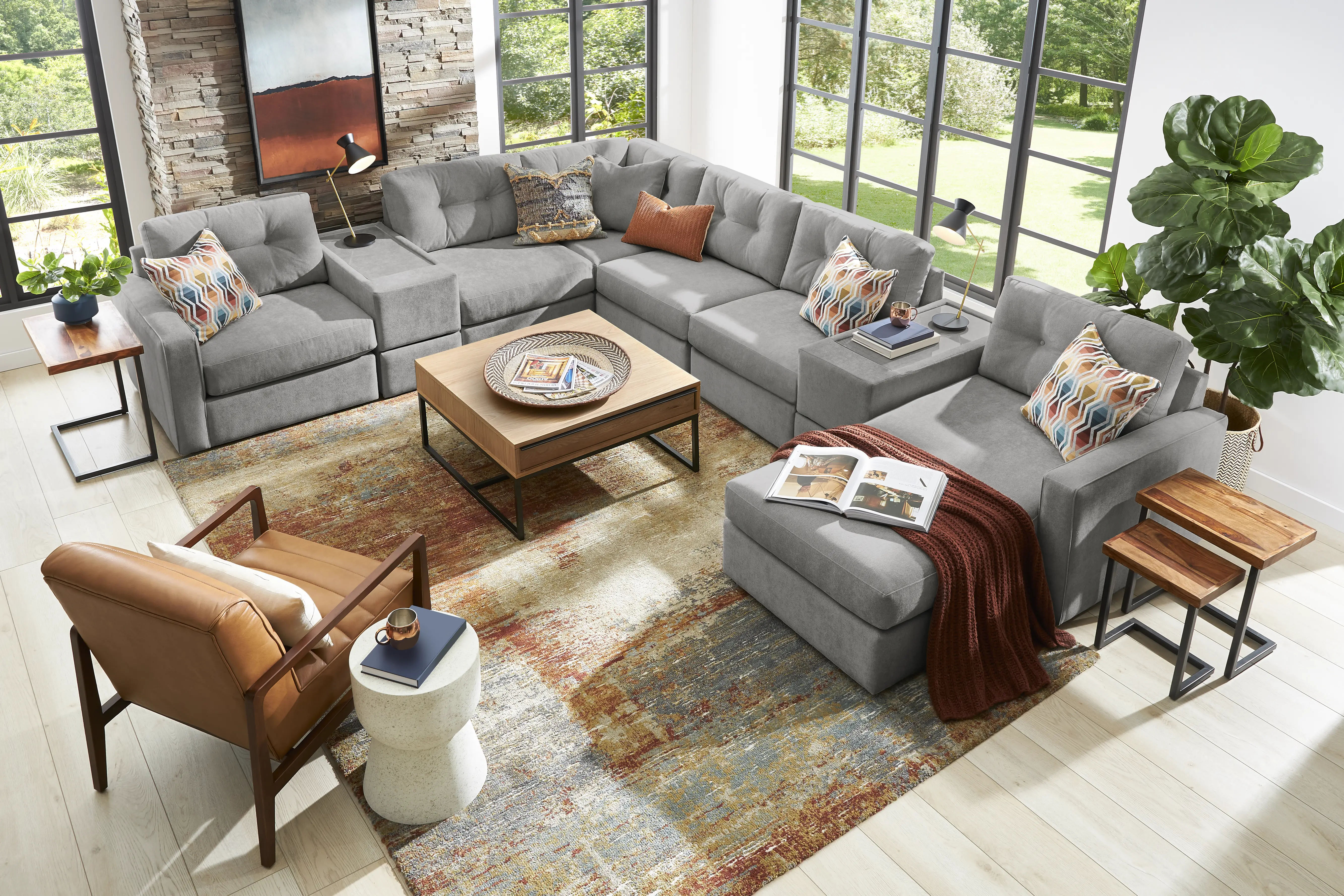 Gray 8 Pc ModularOne - Thumbnail - Image 2