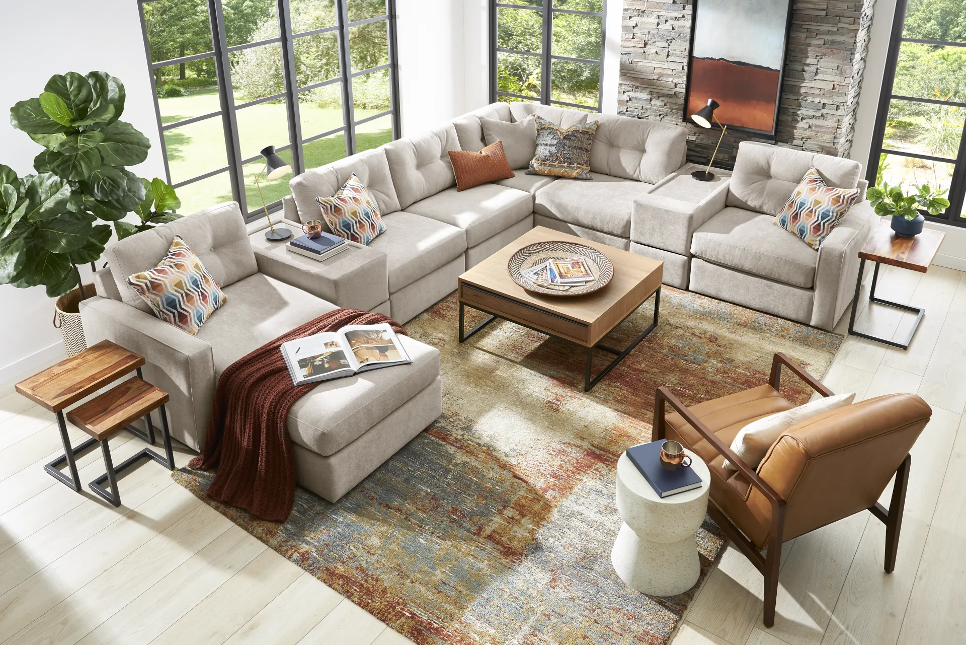 Beige 8 Pc ModularOne - Image 1