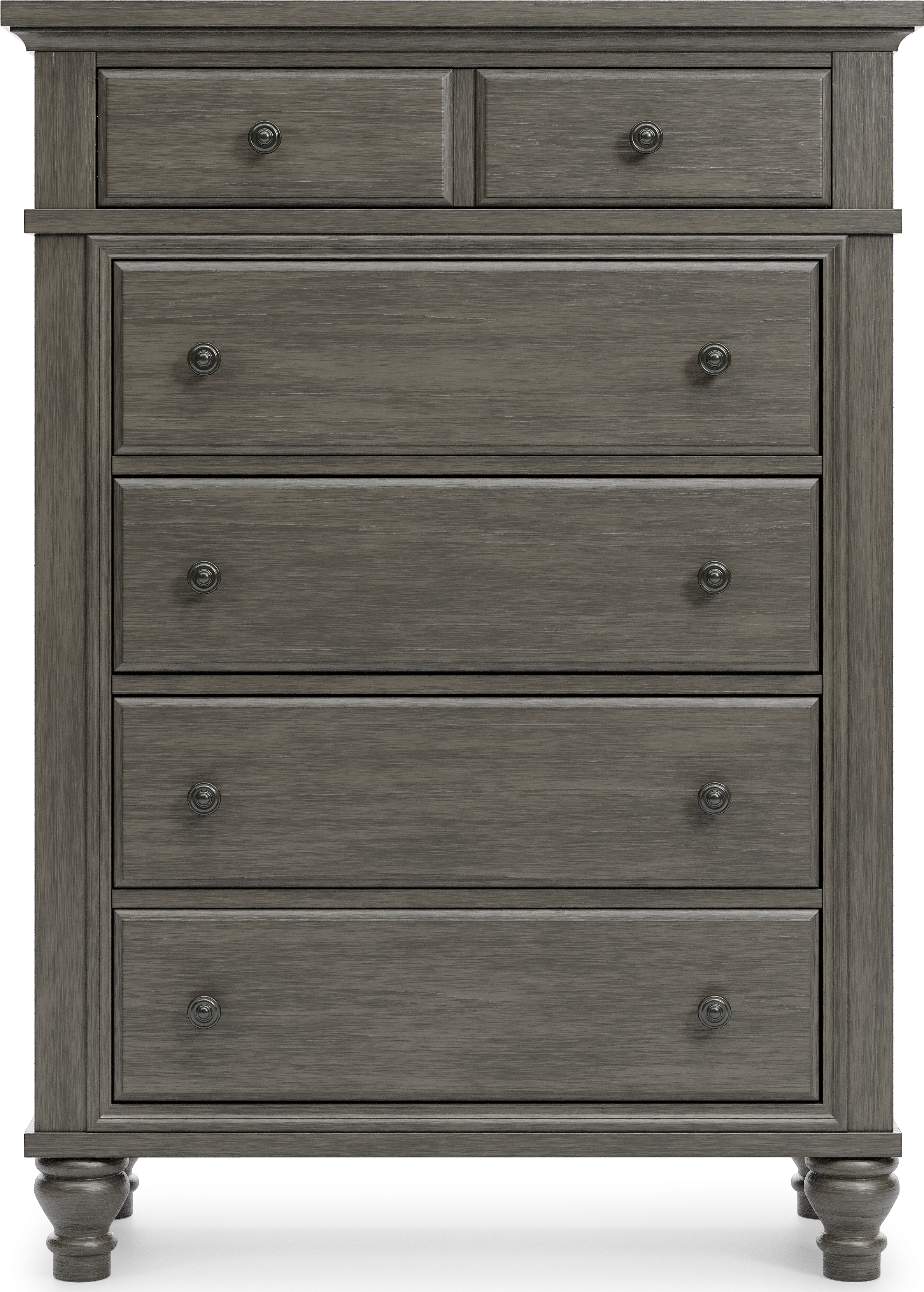 Lake Town Gray 5 Pc King Panel Bedroom - Thumbnail - Image 6