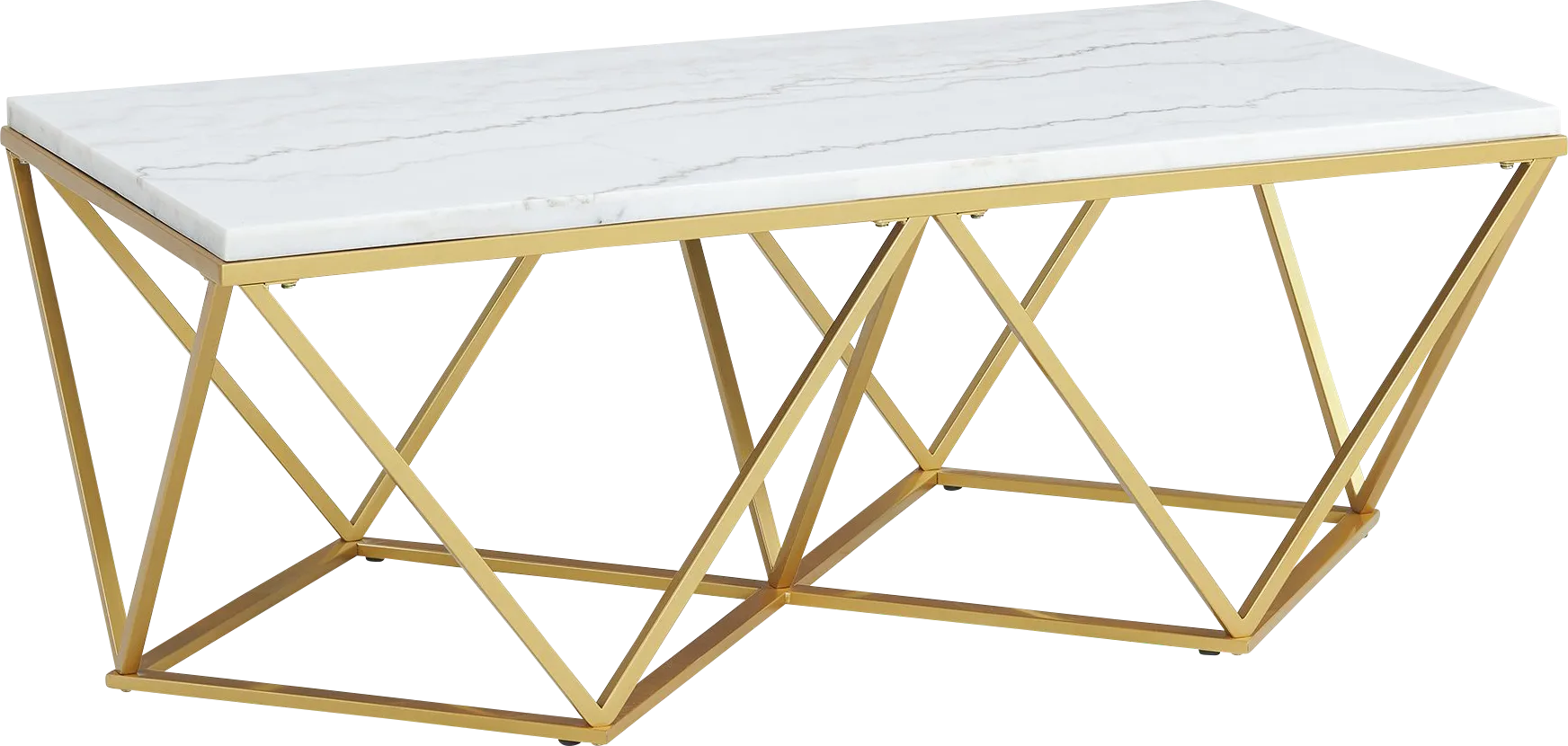 Welika Gold Cocktail Table - Thumbnail - Image 1