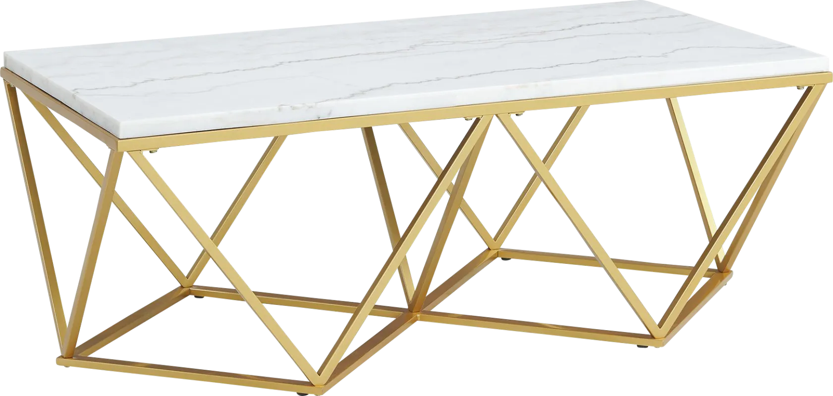 Welika Gold Cocktail Table