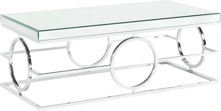 Dassow Chrome Cocktail Table