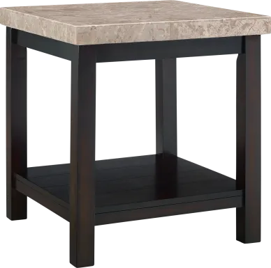 Sheepberry Espresso End Table
