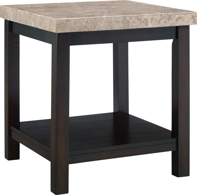 Sheepberry Espresso End Table