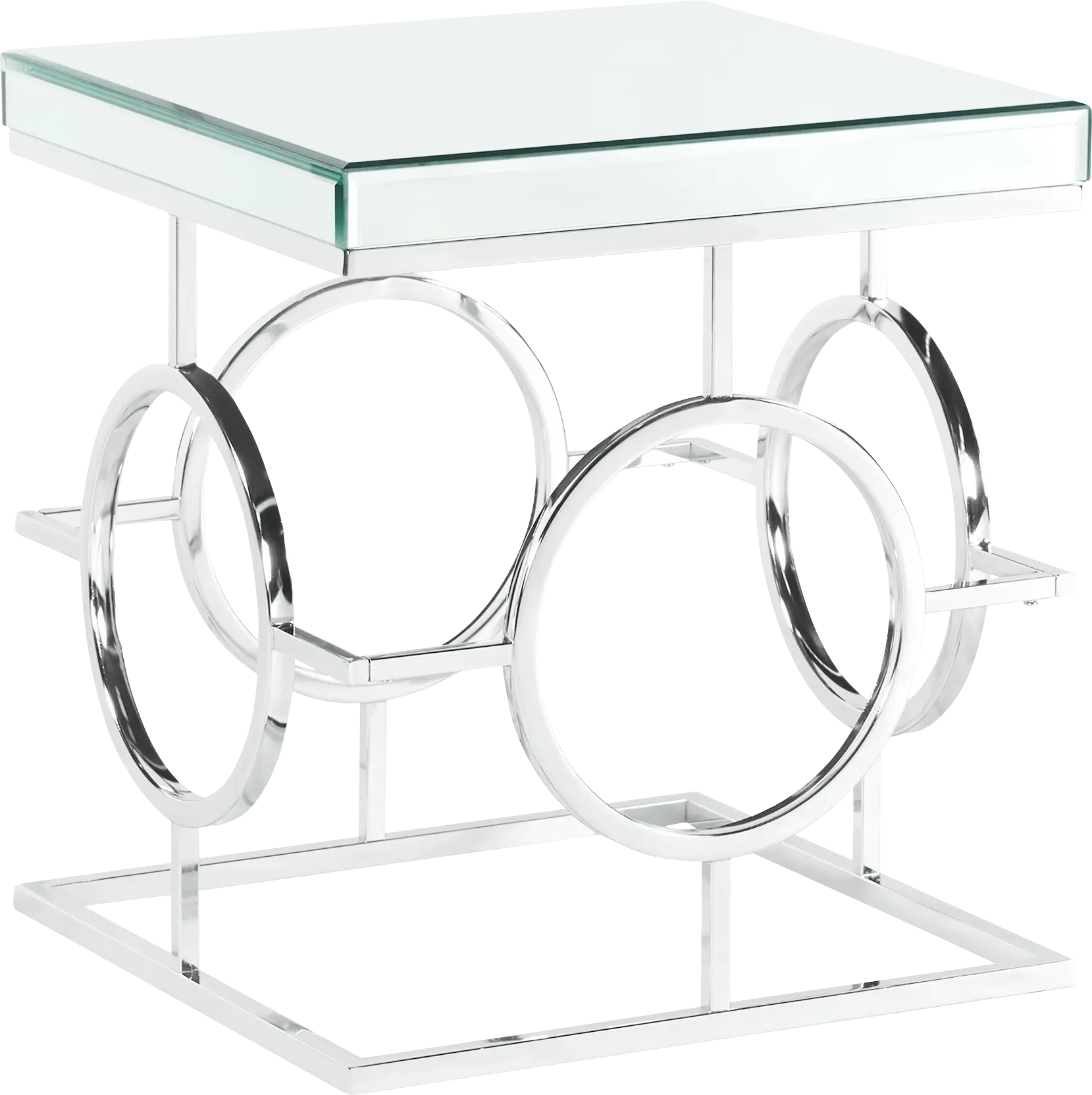 Galsworthy Chrome End Table