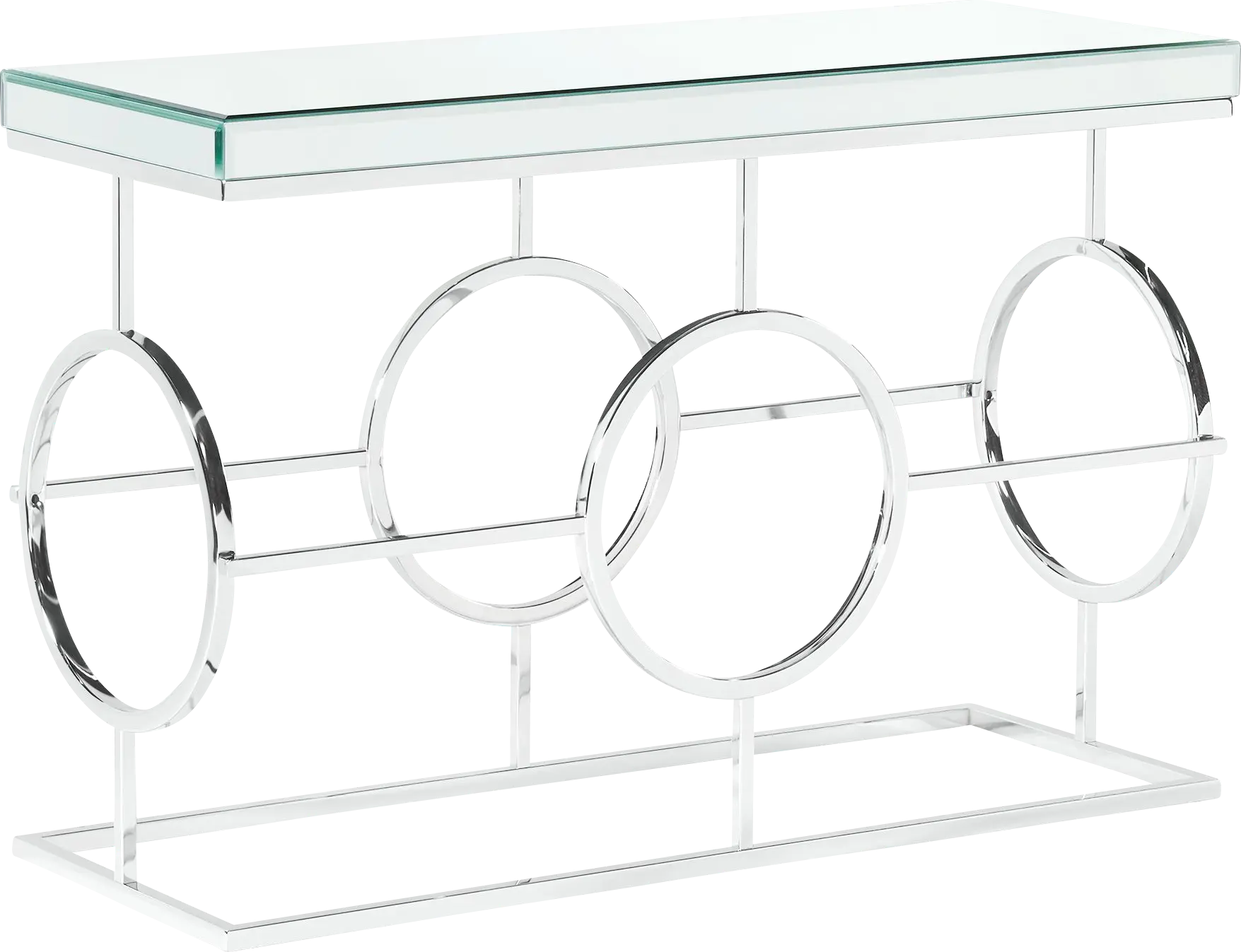 Ledieu Chrome Sofa Table