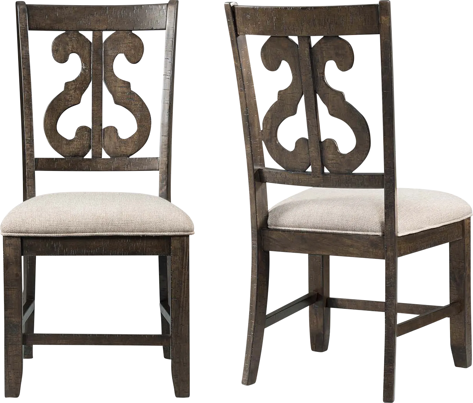 Foalgarth Brown Side Chair Set - Image 1