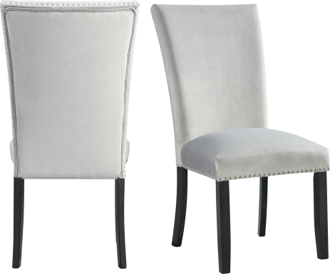 Lafortune Gray Side Chair Set