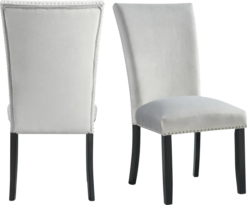 Lafortune Gray Side Chair Set
