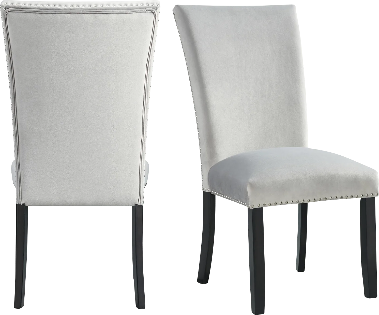 Lafortune Gray Side Chair Set - Image 1
