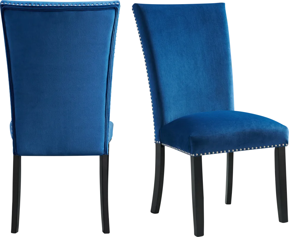 Lafortune Blue Side Chair Set