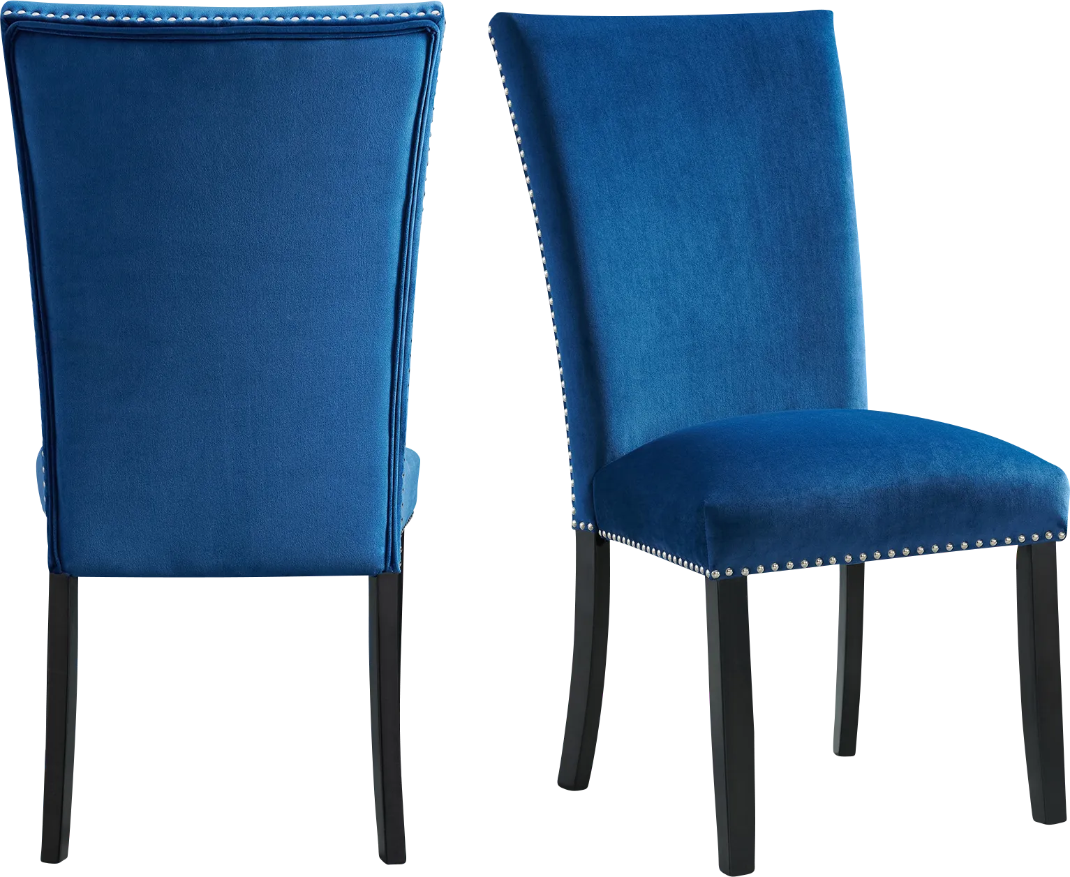 Lafortune Blue Side Chair Set - Image 1