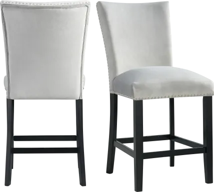 Kimlie Gray Counter Height Chair Set