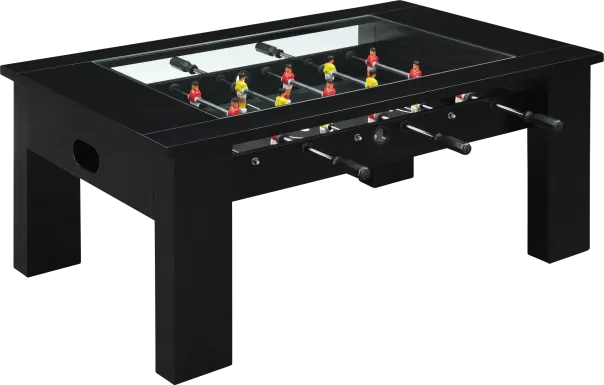 Peekskill Black Foosball Gaming Table