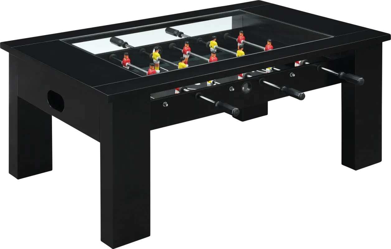 Peekskill Black Foosball Gaming Table