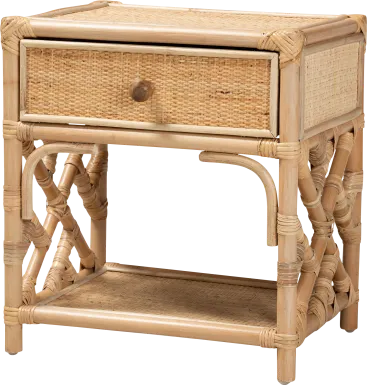 Shenela Brown Nightstand