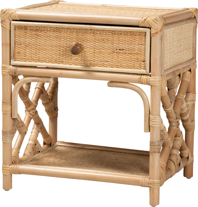 Shenela Brown Nightstand