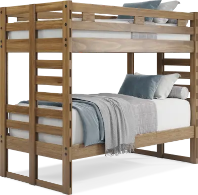 Kids Creekside 2.0 Chestnut Twin/Twin Bunk Bed