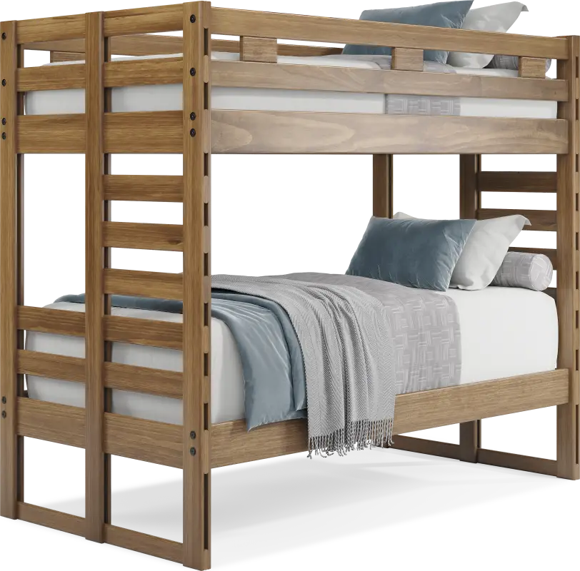 Kids Creekside 2.0 Chestnut Twin/Twin Bunk Bed