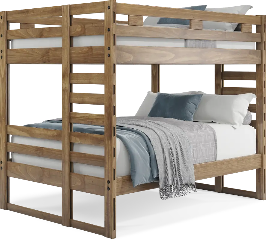 Kids Creekside 2.0 Chestnut Full/Full Bunk Bed