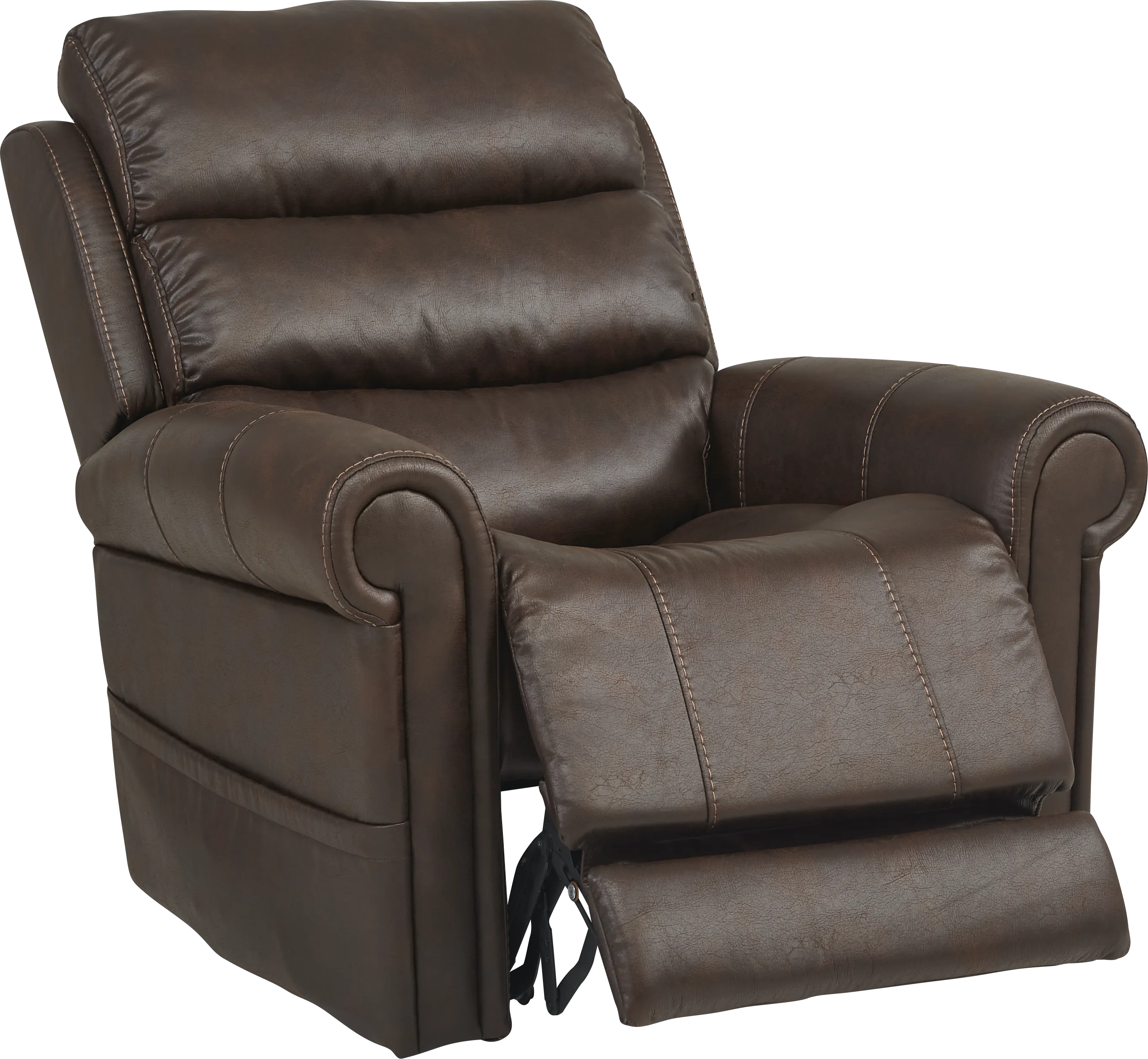 Colson Avenue Walnut Triple Power Lift Recliner - Thumbnail - Image 1