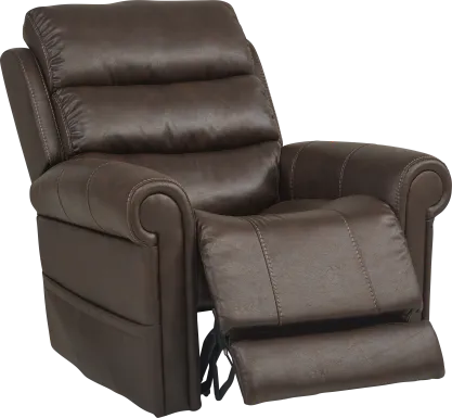 Colson Avenue Walnut Triple Power Lift Recliner