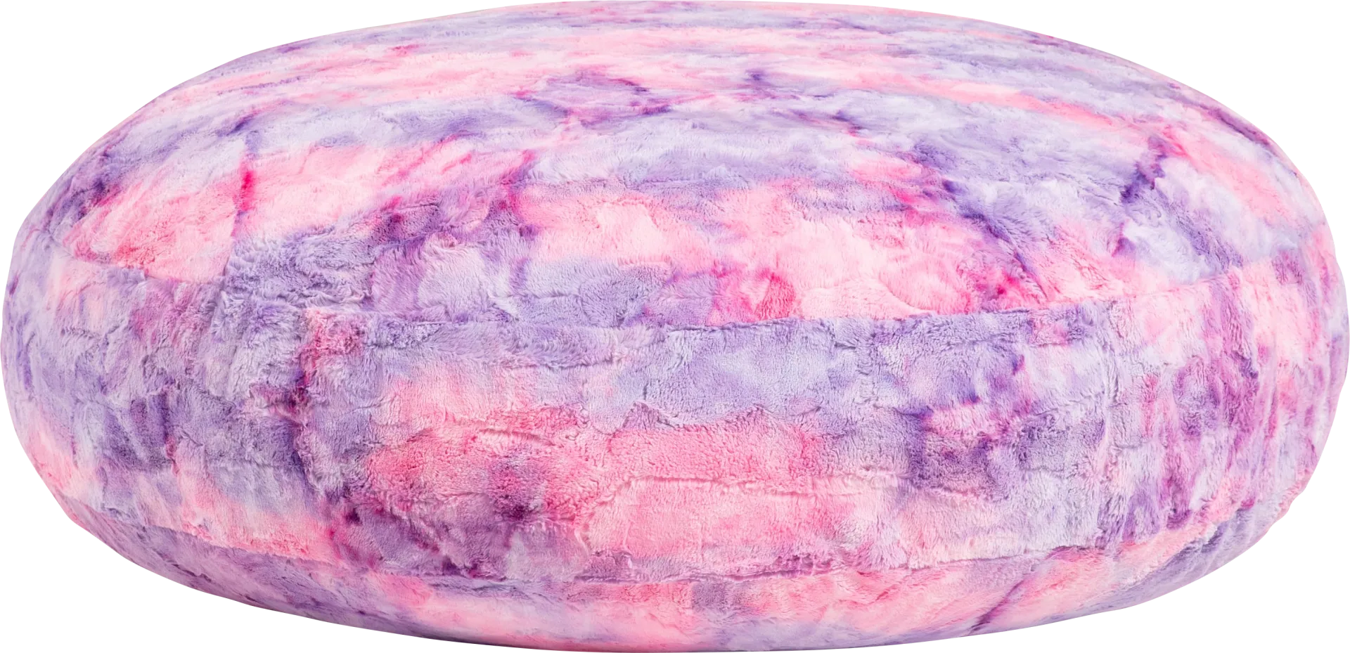 Kids Brogton Pink Purple Bean Bag Chair - Image 1