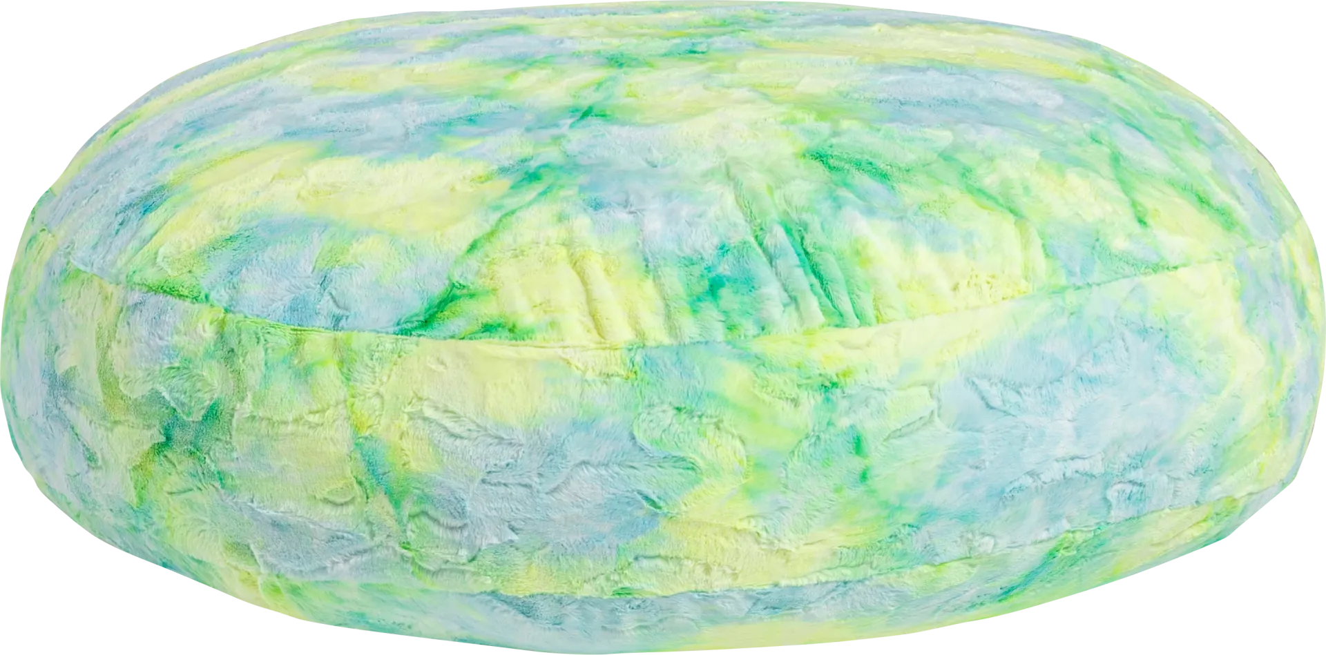 Kids Brogton Yellow Green Bean Bag Chair - Image 1