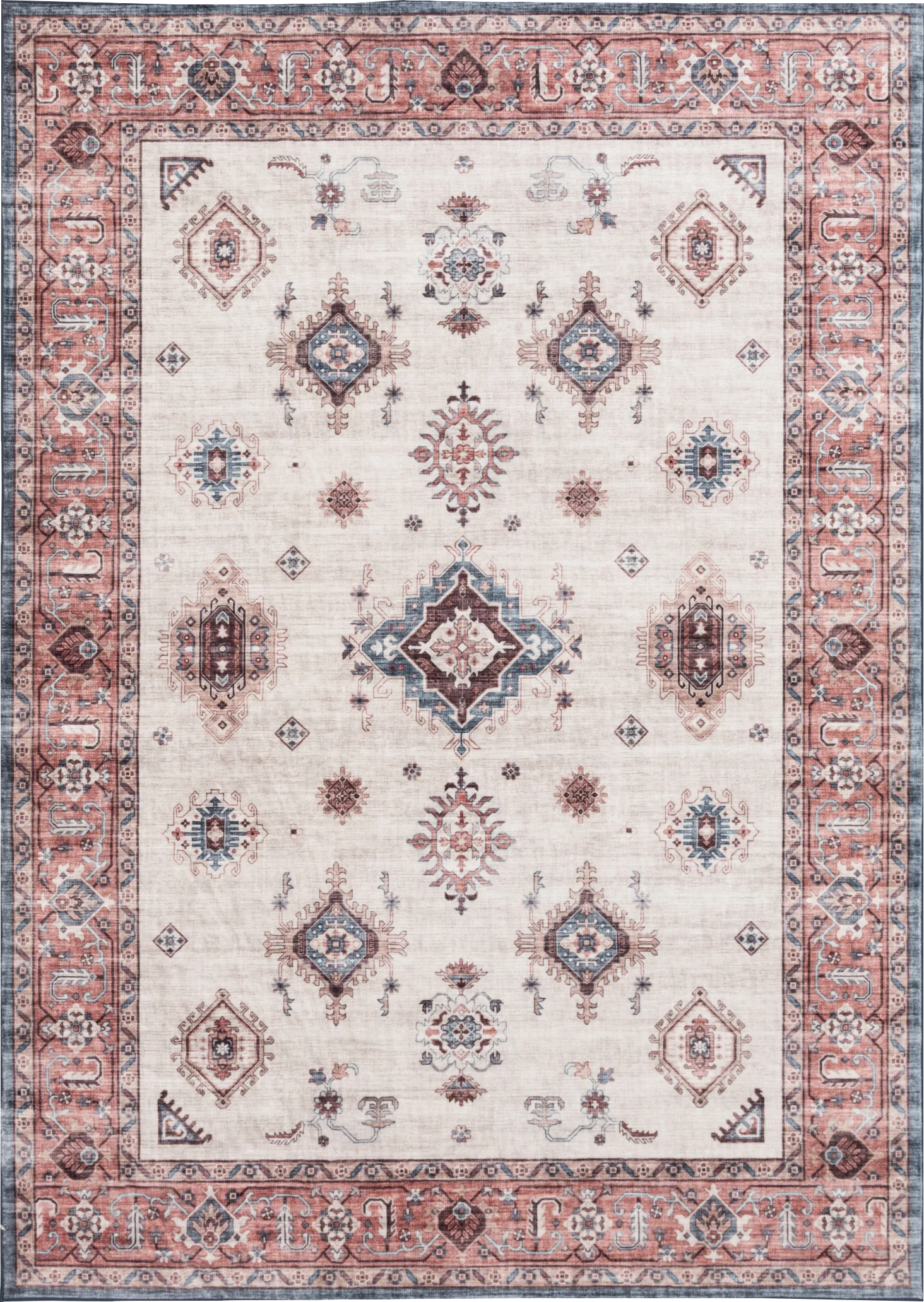 Kinniard Red 5' x 7' Rug - Image 1