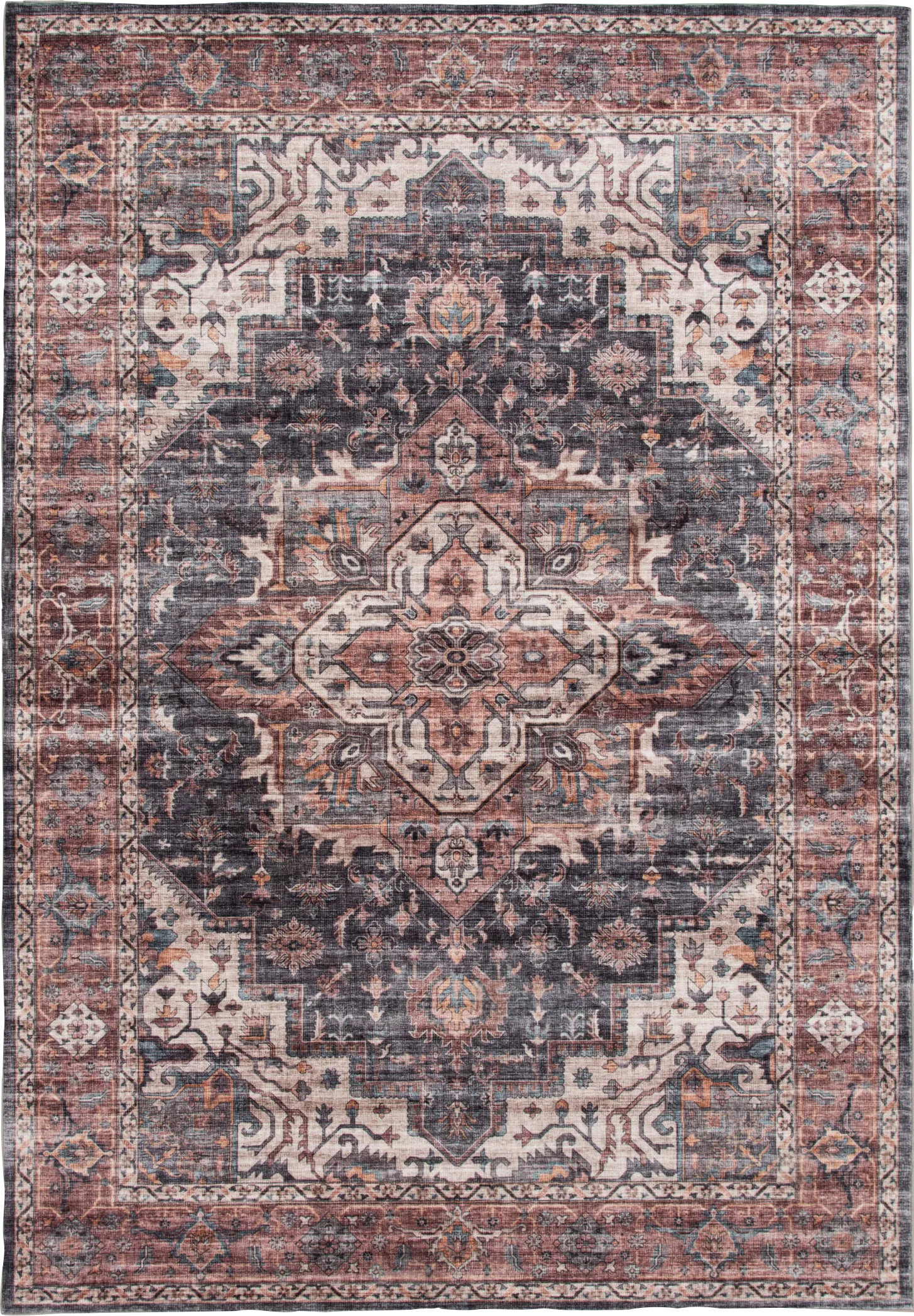 Bilbrey Rust 5' x 7' Rug - Image 1