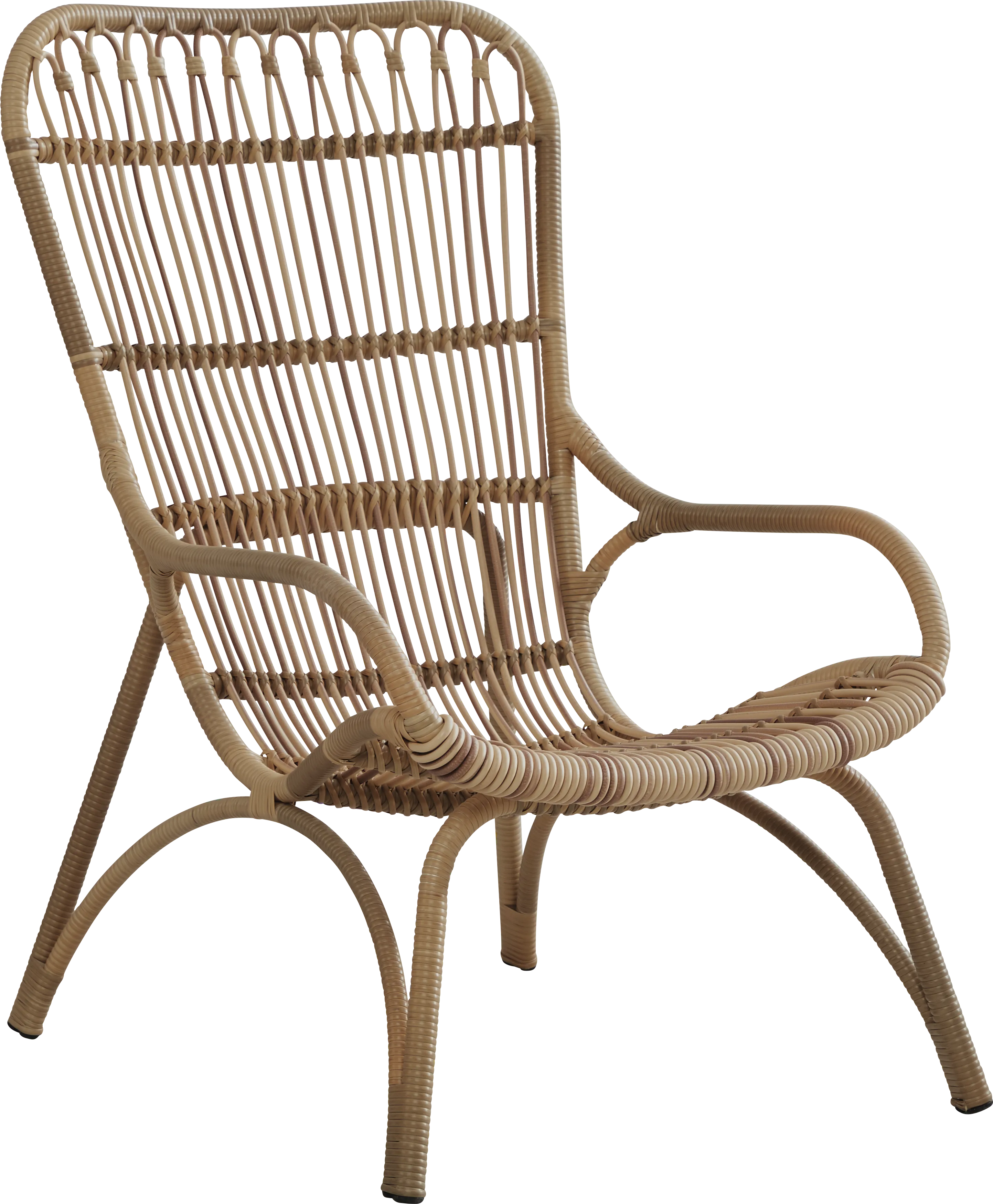 Kain Natural Outdoor Lounge Chair - Thumbnail - Image 1