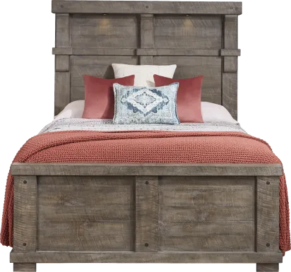 Bretten Crossing Gray 3 Pc King Panel Bed