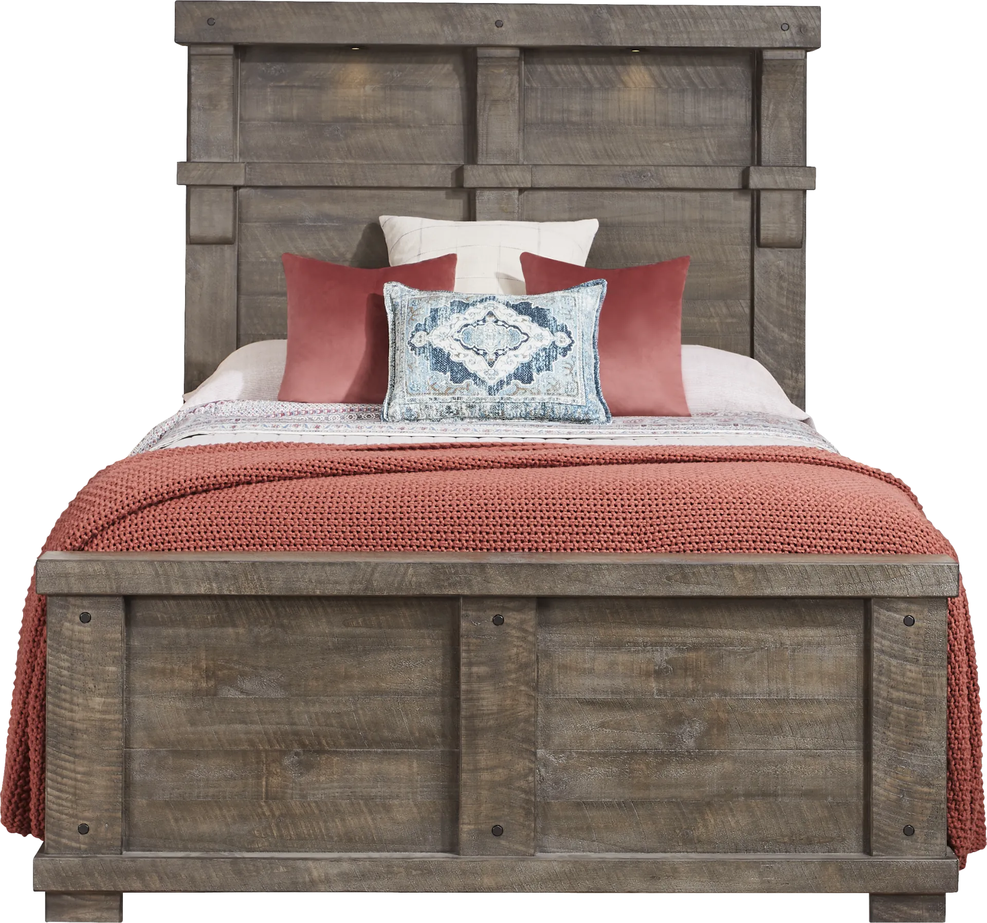 Bretten Crossing Gray 3 Pc Queen Panel Bed - Image 2