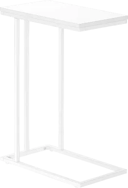 Homeacres White End Table