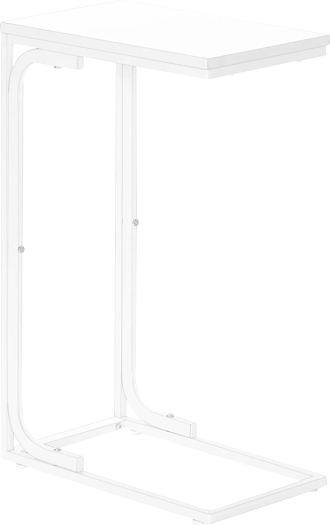 Jayfred White End Table - Thumbnail - Image 1