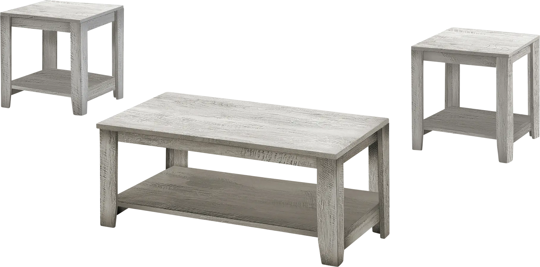 Torlage Gray 3pc Table Set