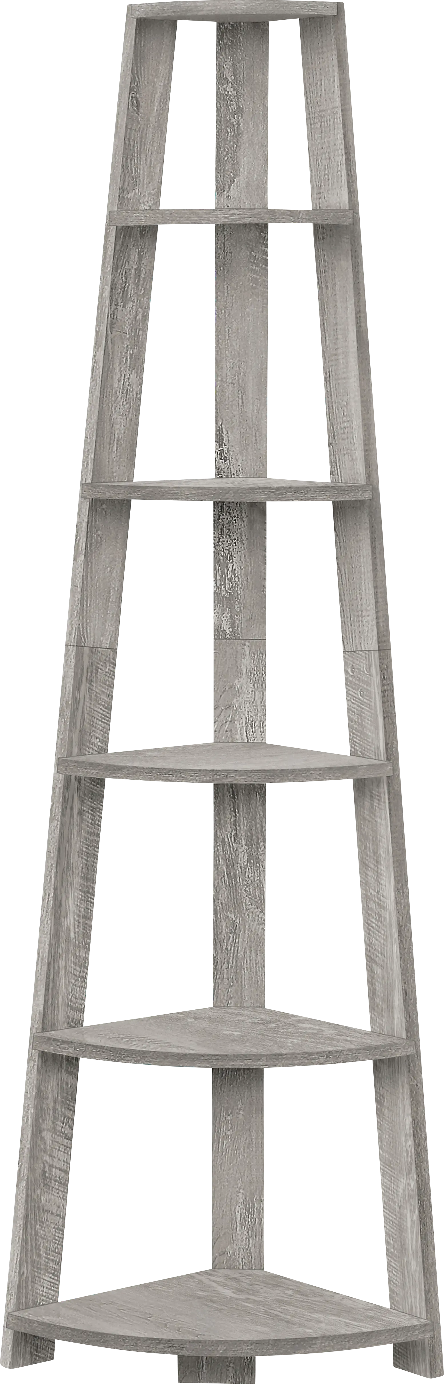 Backstretch Gray Bookcase