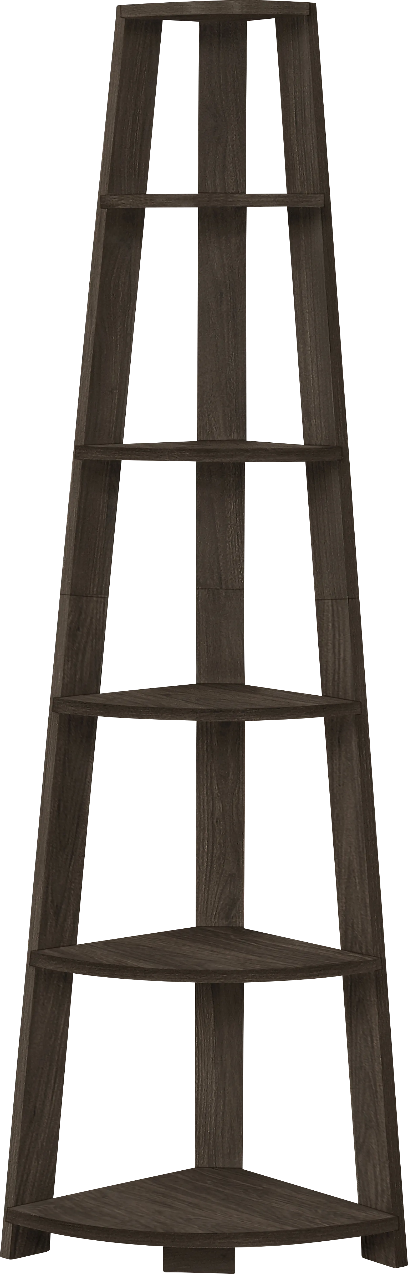 Backstretch Oak Brown Bookcase - Image 1