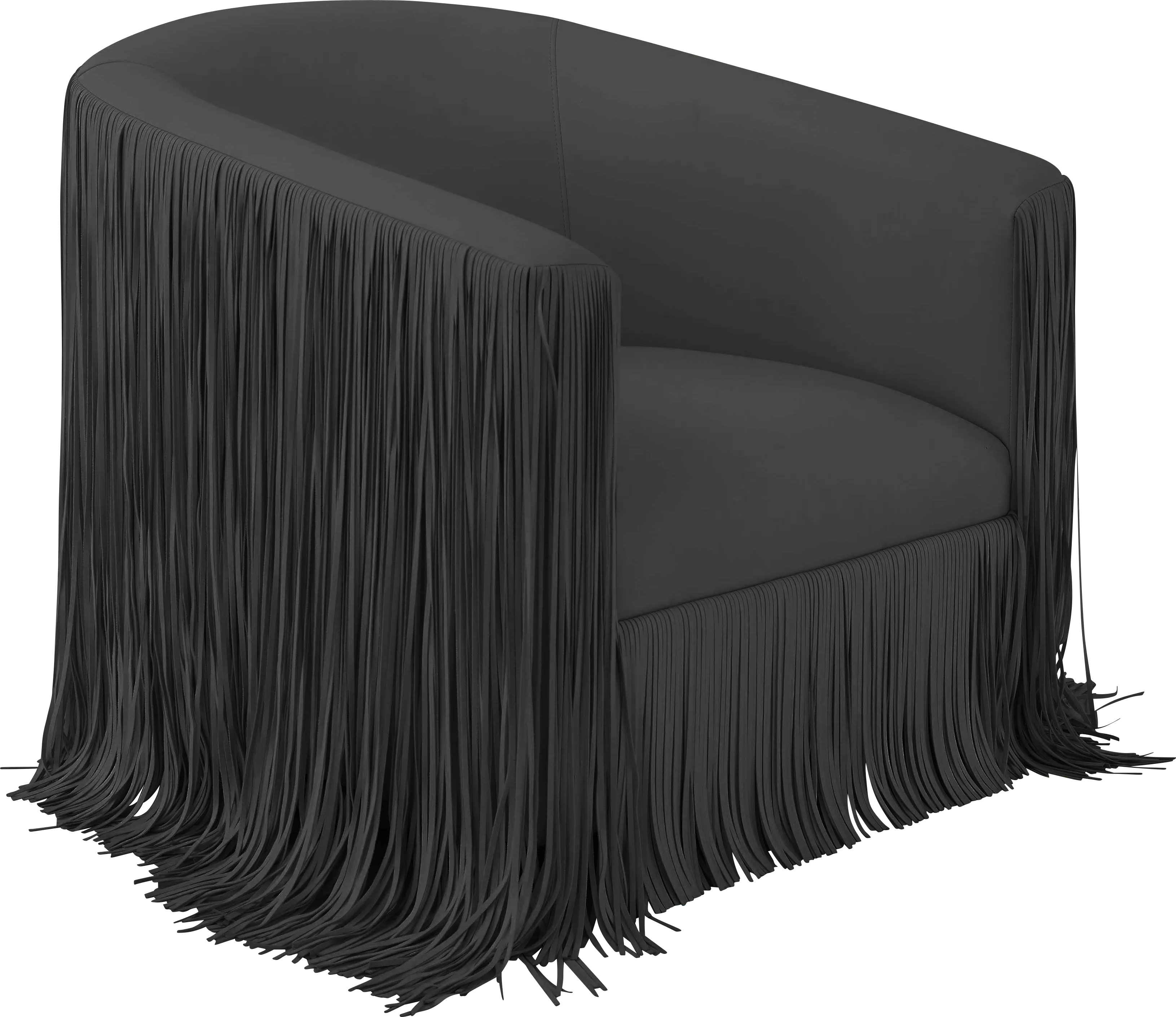 Linnwood Black Swivel Accent Chair - Thumbnail - Image 1