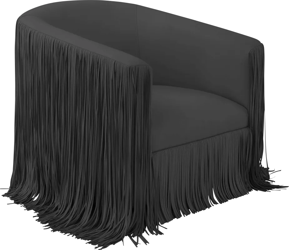 Linnwood Black Swivel Accent Chair