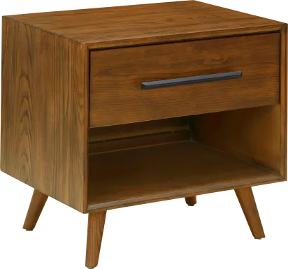 Ryunkin Brown Nightstand