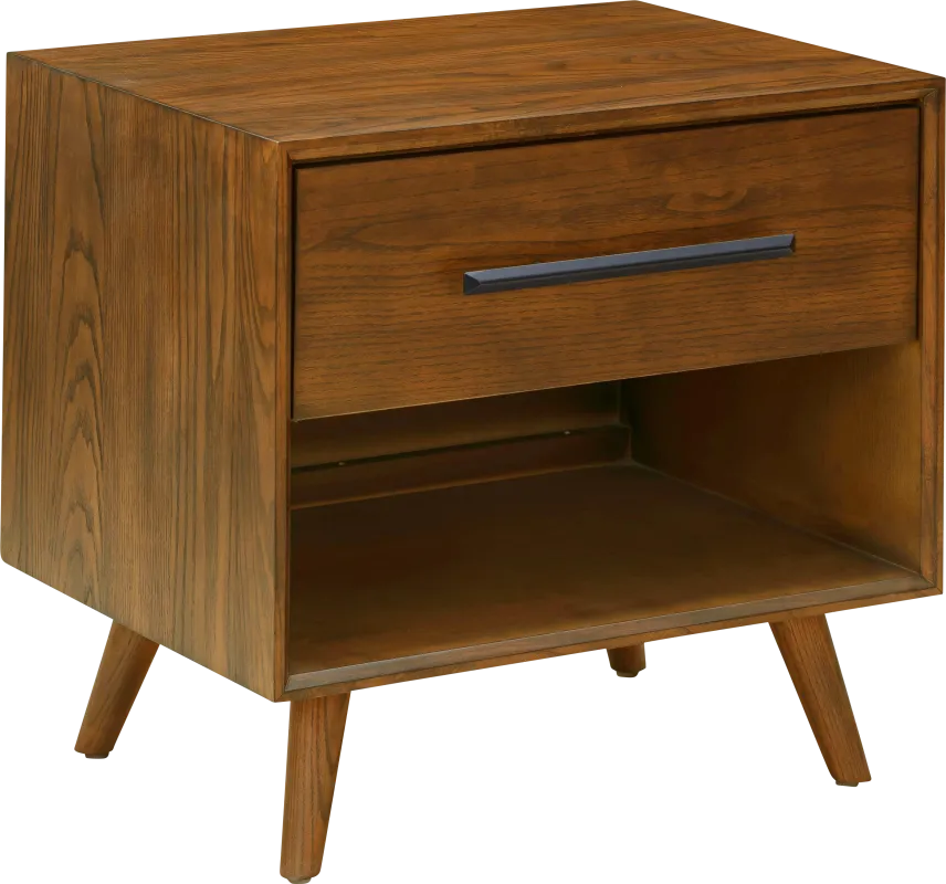 Ryunkin Brown Nightstand