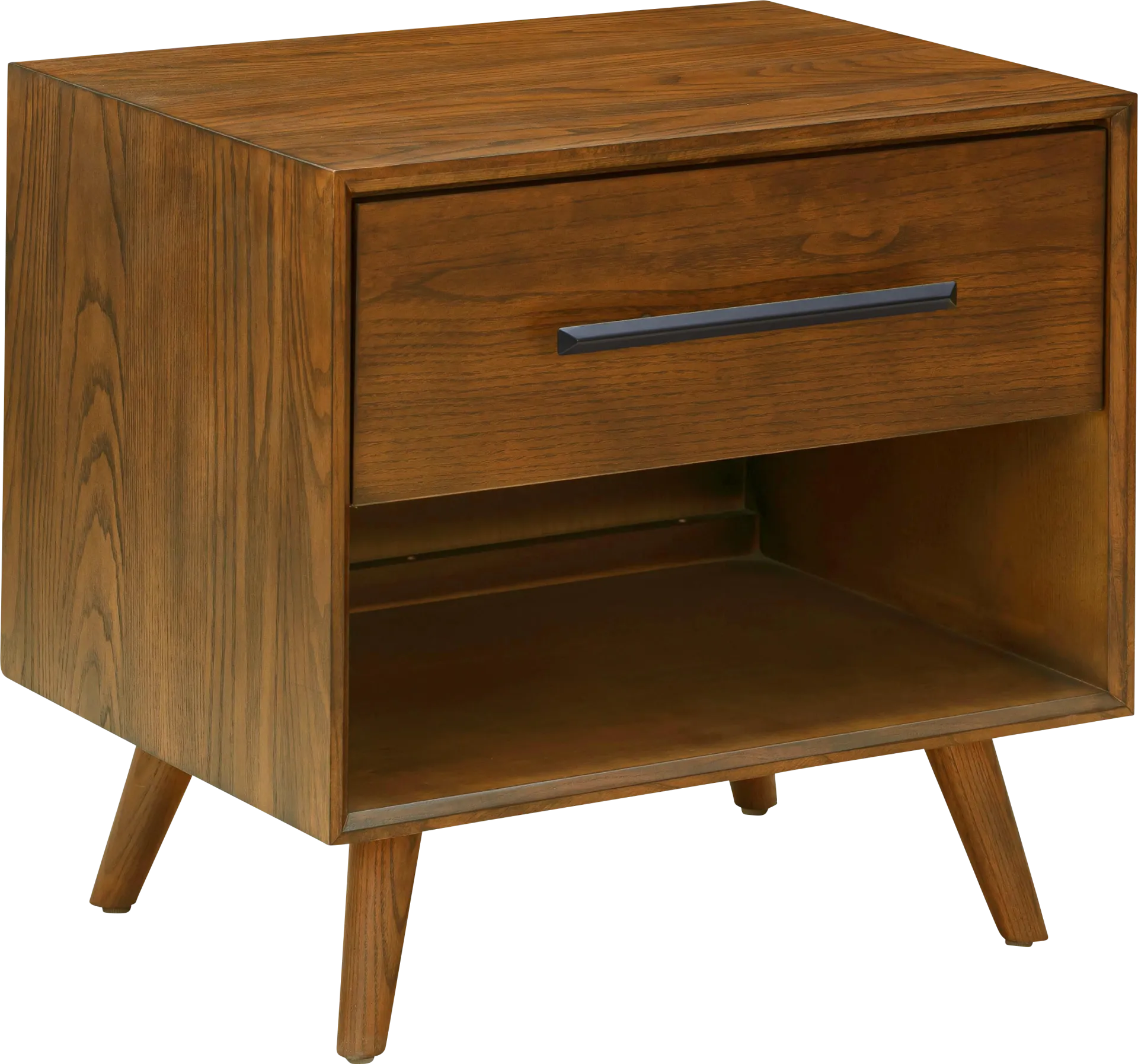 Ryunkin Brown Nightstand - Image 1