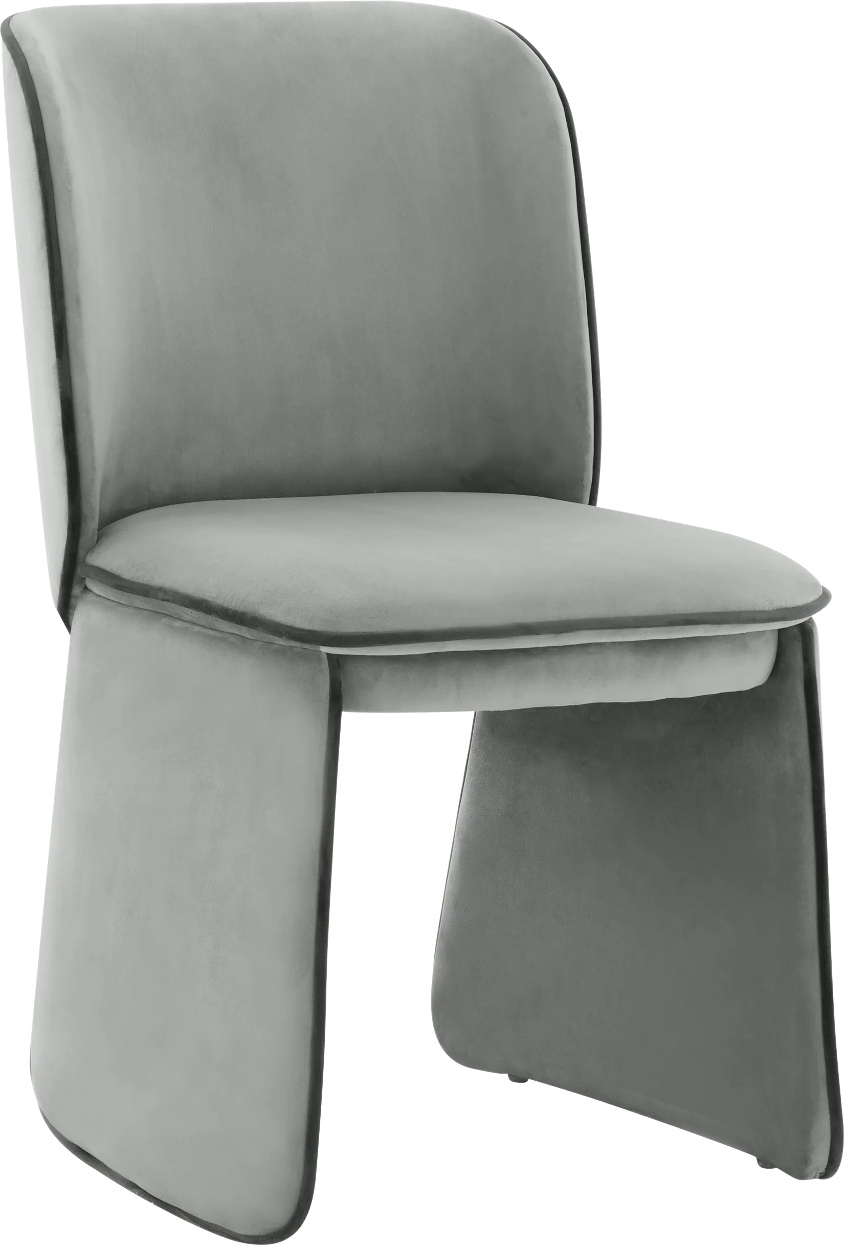 Allbee Gray Side Chair - Thumbnail - Image 1