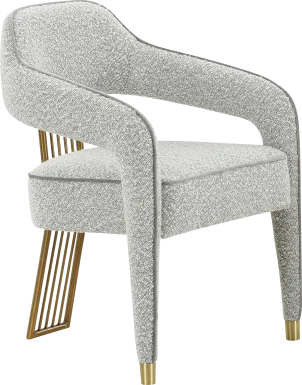 Broadalbin Gray Arm Chair