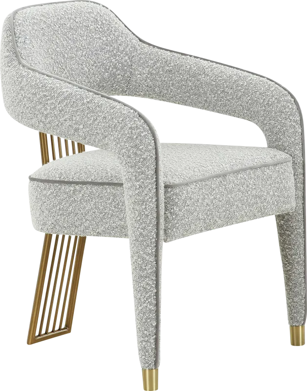 Broadalbin Gray Arm Chair