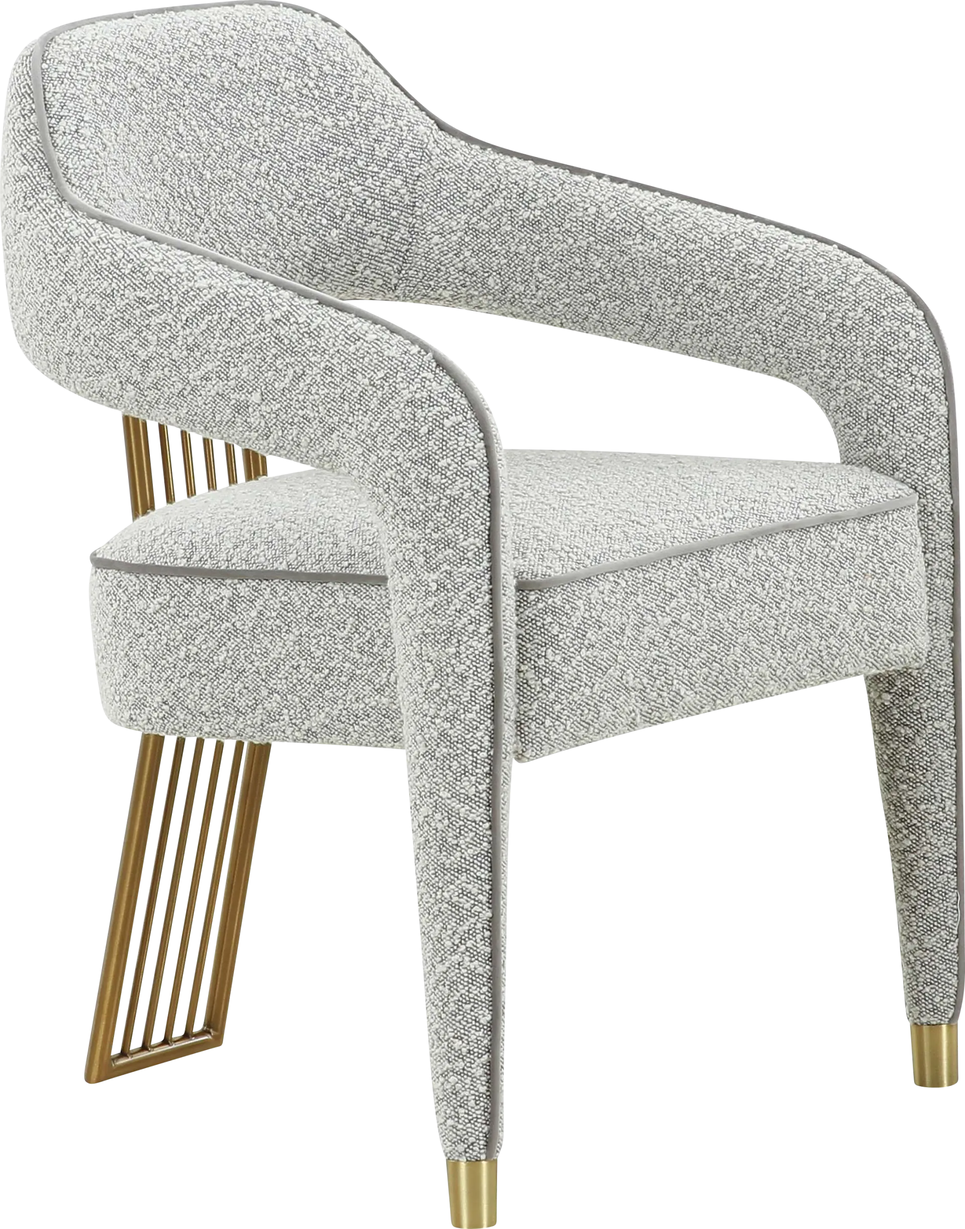Broadalbin Gray Arm Chair - Image 1