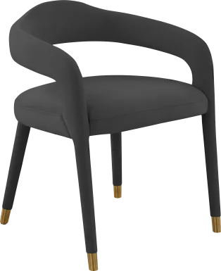 Siletz Black Arm Chair